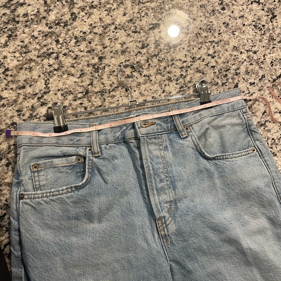 Zara wide leg jeans full length size 6 - Picture 9 of 10